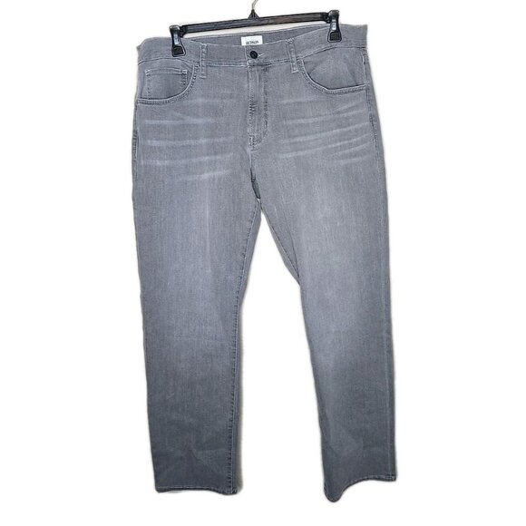 Hudson NWT Men's Jeans Gray Byron Straight Leg Jean Size 38x32 Sumatra t15 - Picture 1 of 7